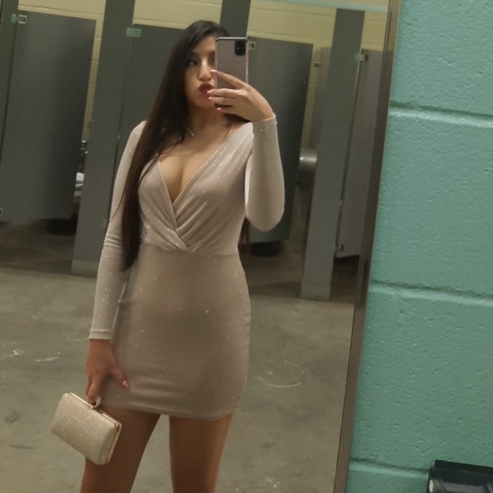 Windsor Sparkly Long Sleeve Dress